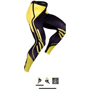 Men's -Women’Close-Fitting Quick-Drying Sport Pants Running Tights - Medium